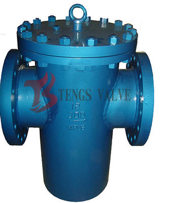 Welded Simplex Basket Strainer Flanged Fabricated PI Class 300LB Bolted Cover