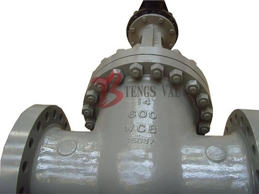石油化学産業の鋳造物鋼鉄ゲート弁600LBはボンネットの設計をボルトで固定しました